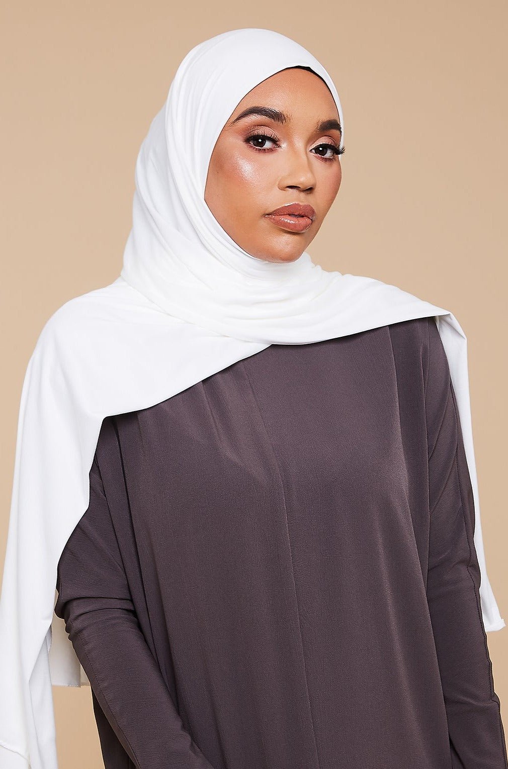 Voile jersey doux - Blanc - CAVE LONDON