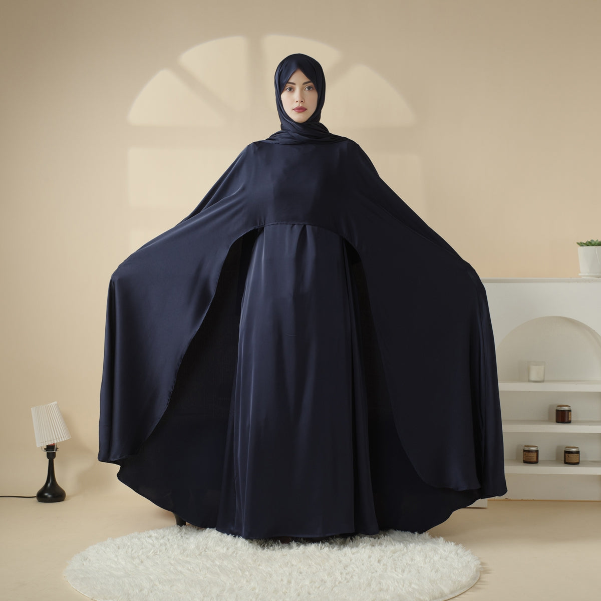 Abaya de mariage 3 pièces (Pré-commande 20 jours) - Mariam's collection
