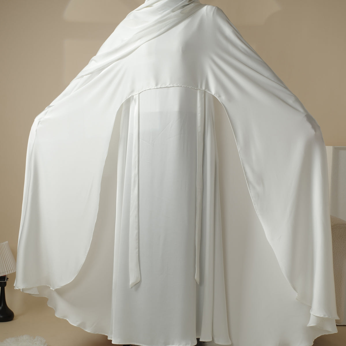 Abaya de mariage 3 pièces (Pré-commande 20 jours) - Mariam's collection