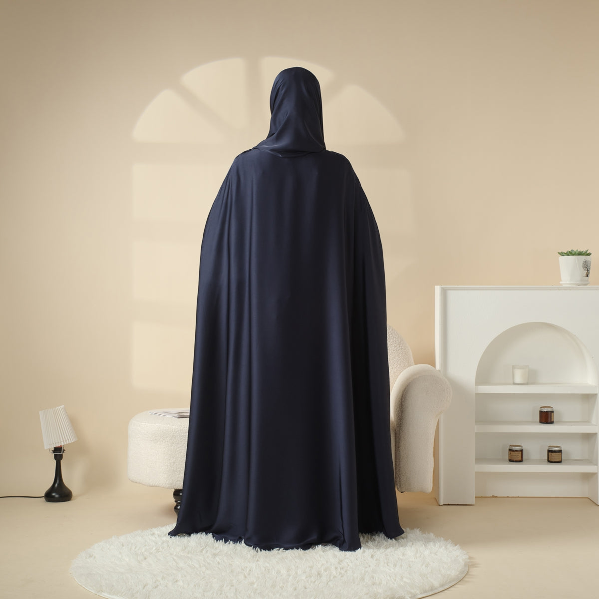 Abaya de mariage 3 pièces (Pré-commande 20 jours) - Mariam's collection