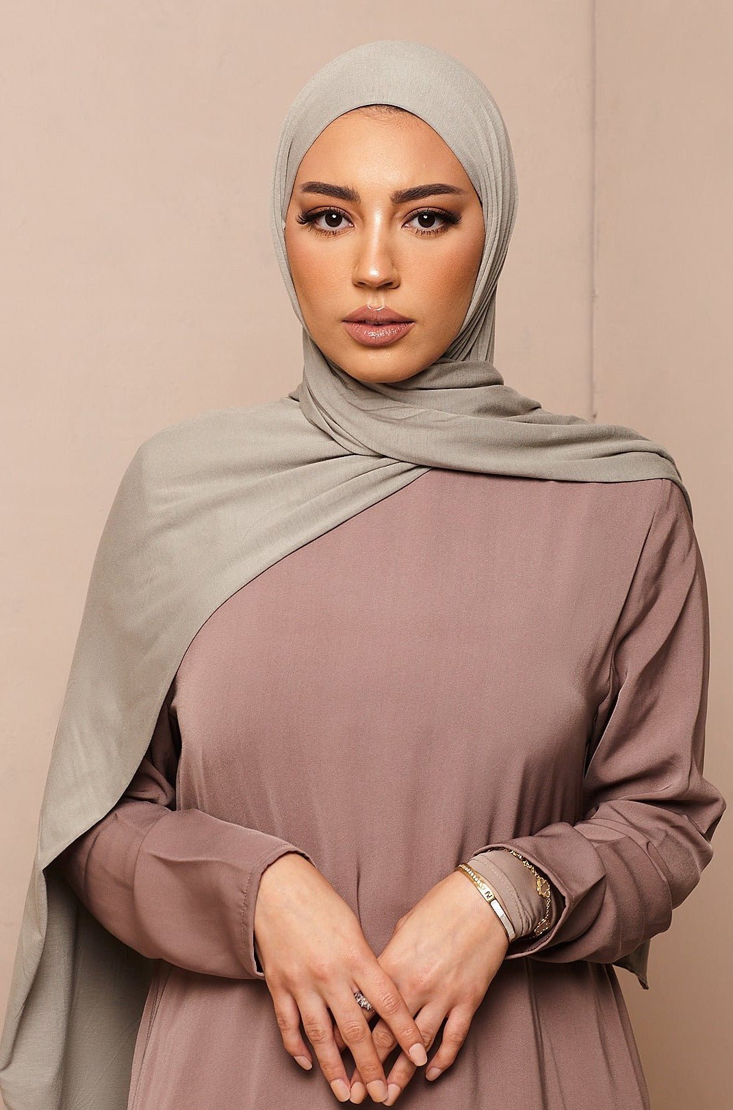 Voile jersey bamboo- Gris - CAVE LONDON