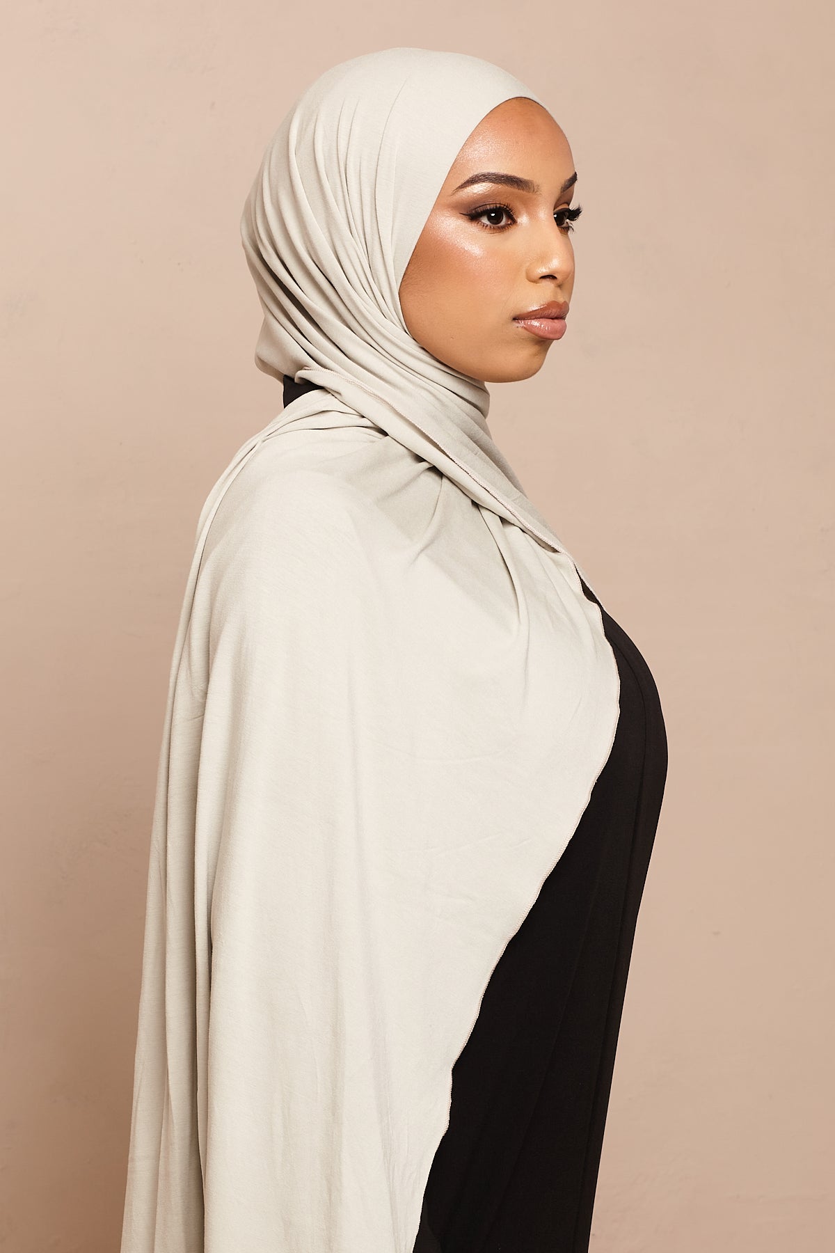 Voile jersey bamboo- Blanc cassé - CAVE LONDON