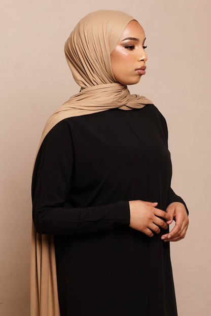 Voile jersey bamboo- Caramel - CAVE LONDON