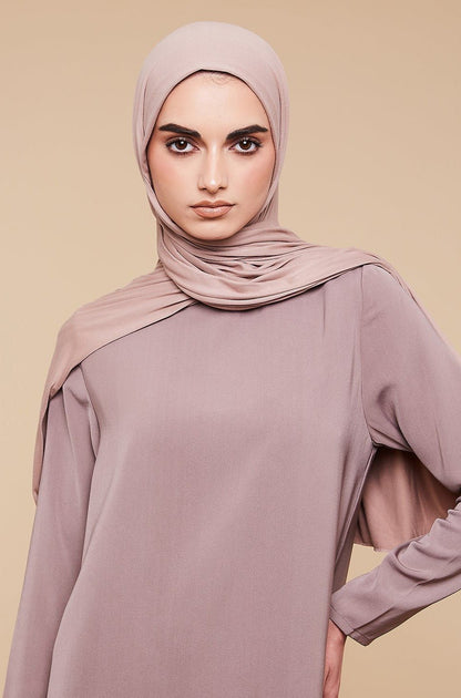 Voile jersey doux - Mocha - CAVE LONDON