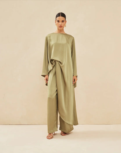 Pantalon Rawa Green - ALHAYA PARIS