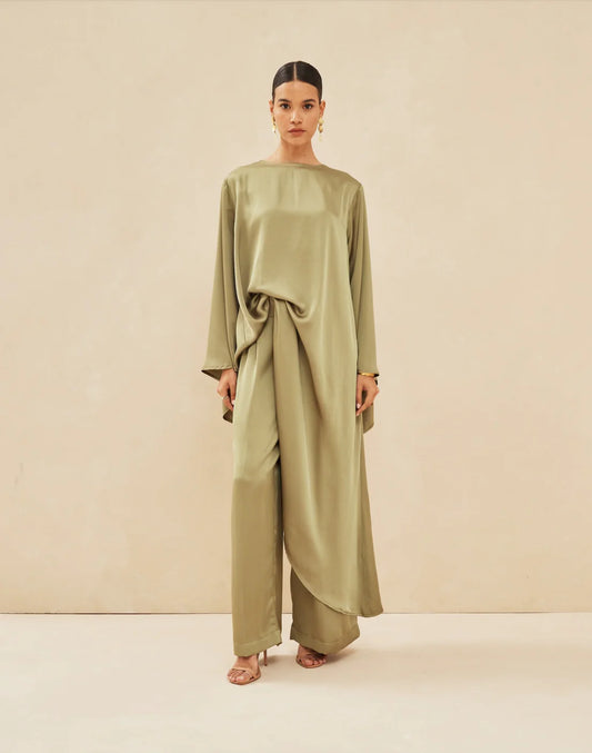 Pantalon Rawa Green - ALHAYA PARIS