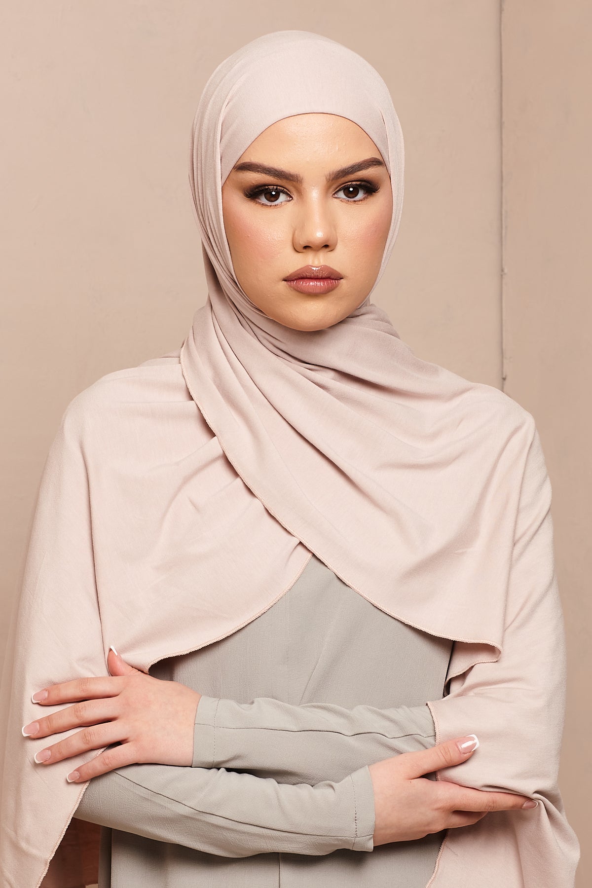 Voile jersey bamboo- Rose - CAVE LONDON