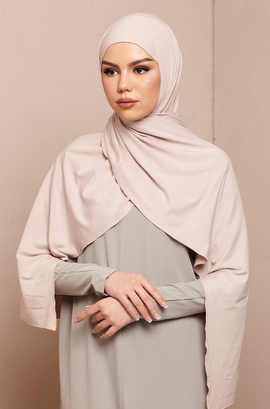 Voile jersey bamboo- Rose - CAVE LONDON